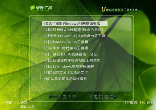 绿叶u盘怎么安装win8系统